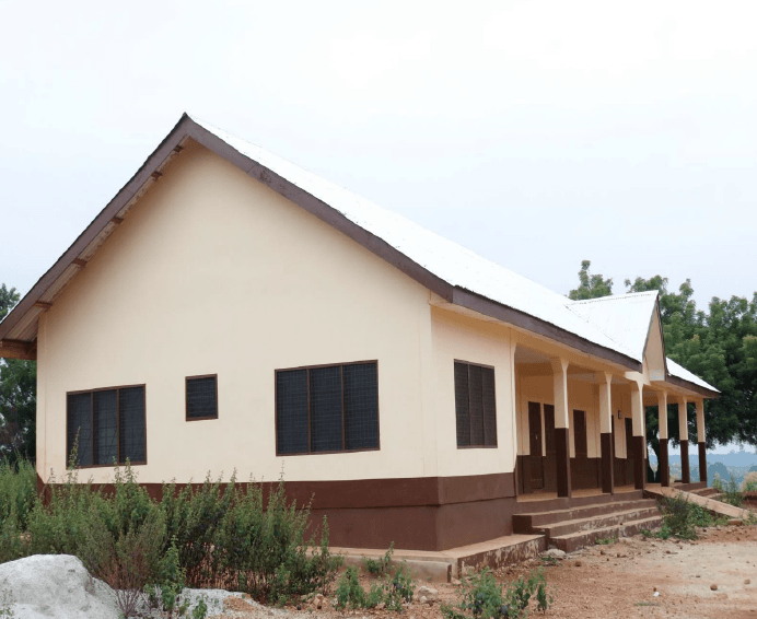 1 No. 3-Unit Classroom Block with Office and Store at Suma-Ahenkro