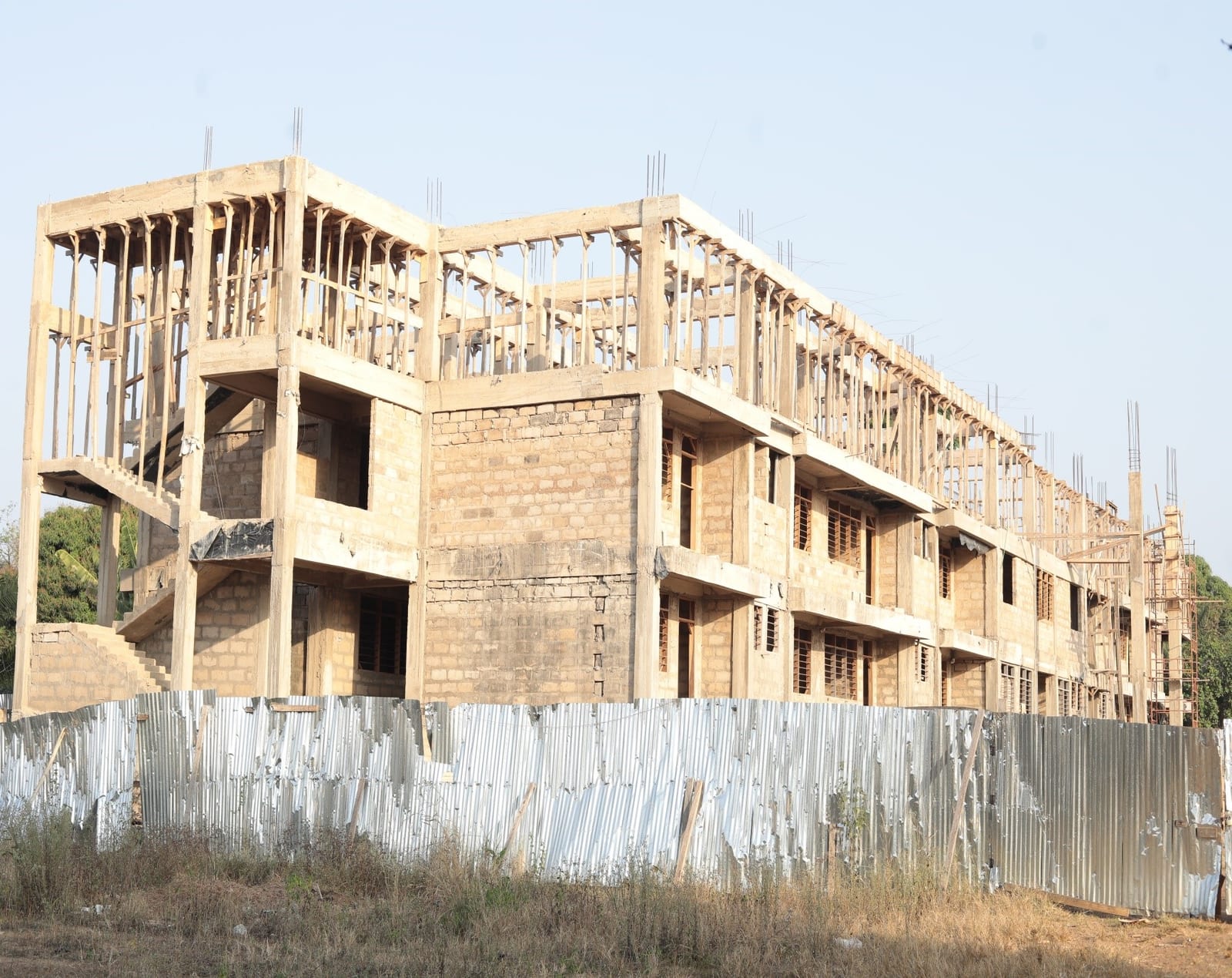 Construction of Girls' Dormitory Block at Sampa Nursing Training College
