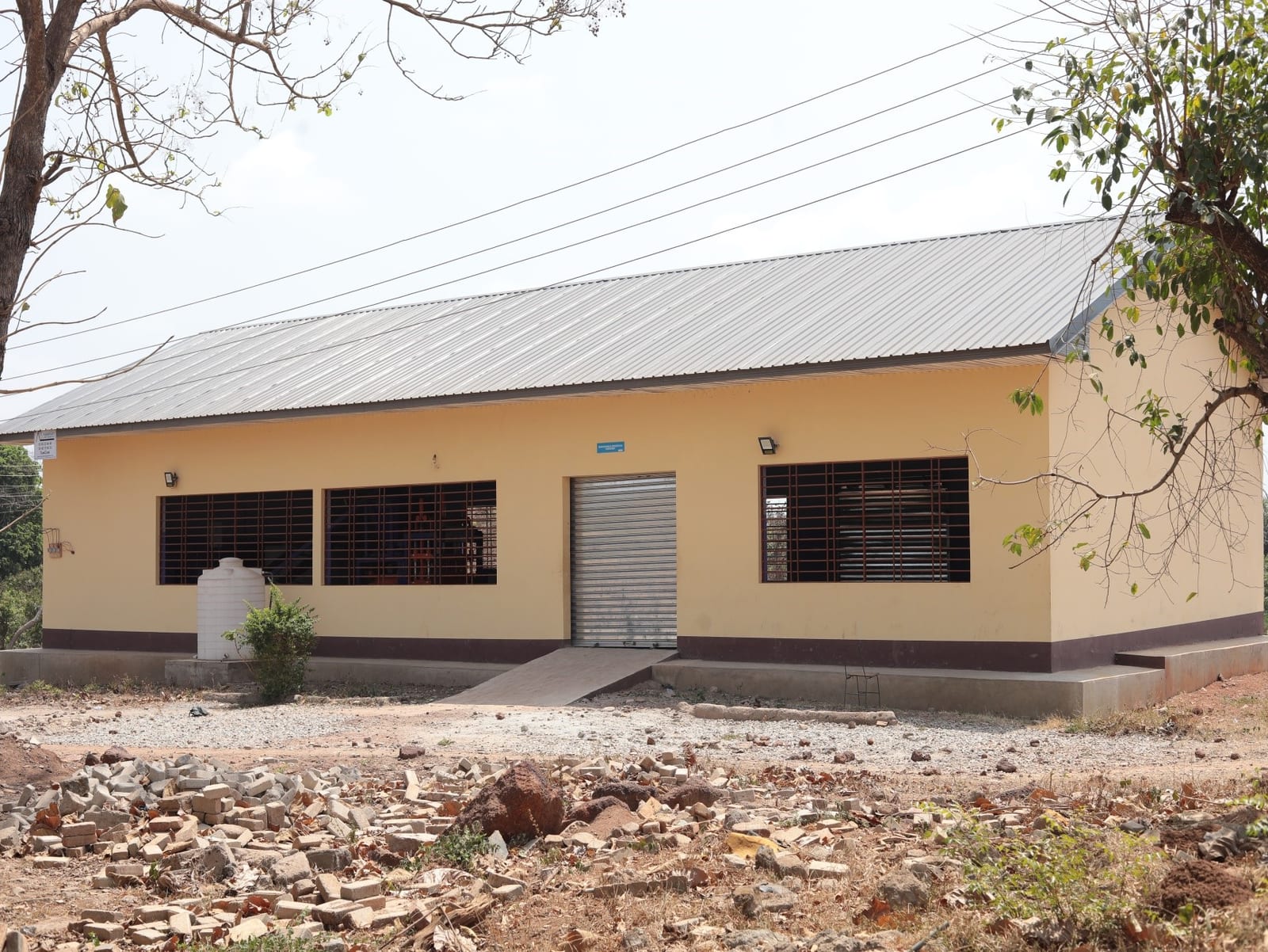Block Laying and Concreting Workshop for Our Lady of Fatima Technical Institute at Sampa
