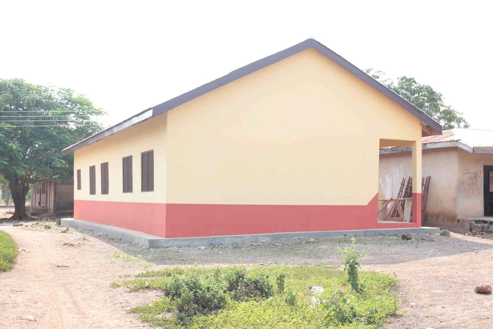 Construction of 2-Unit K.G Block with Office and store at Asuogya