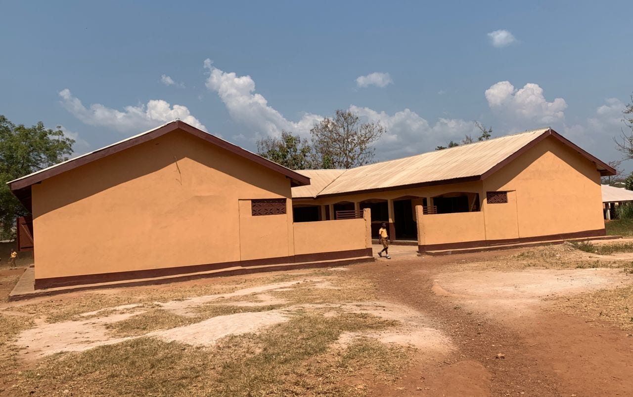 Construction of 6-Unit Classroom Block with Office and store at Drobo Demonstration