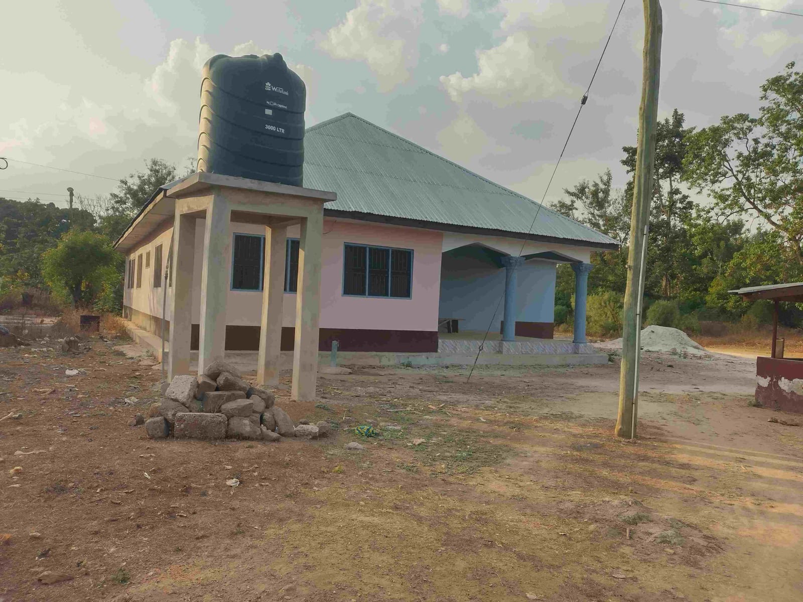 Male and Female Ward with Mechanized Borehole at Dwenem Clinic