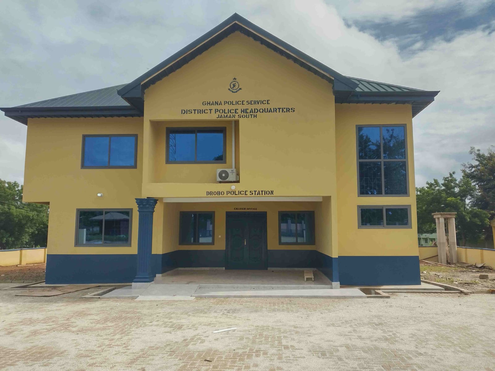 Construction of 1 No. 2 Storey Police Station with pavement, fencing and furnishing at Drobo