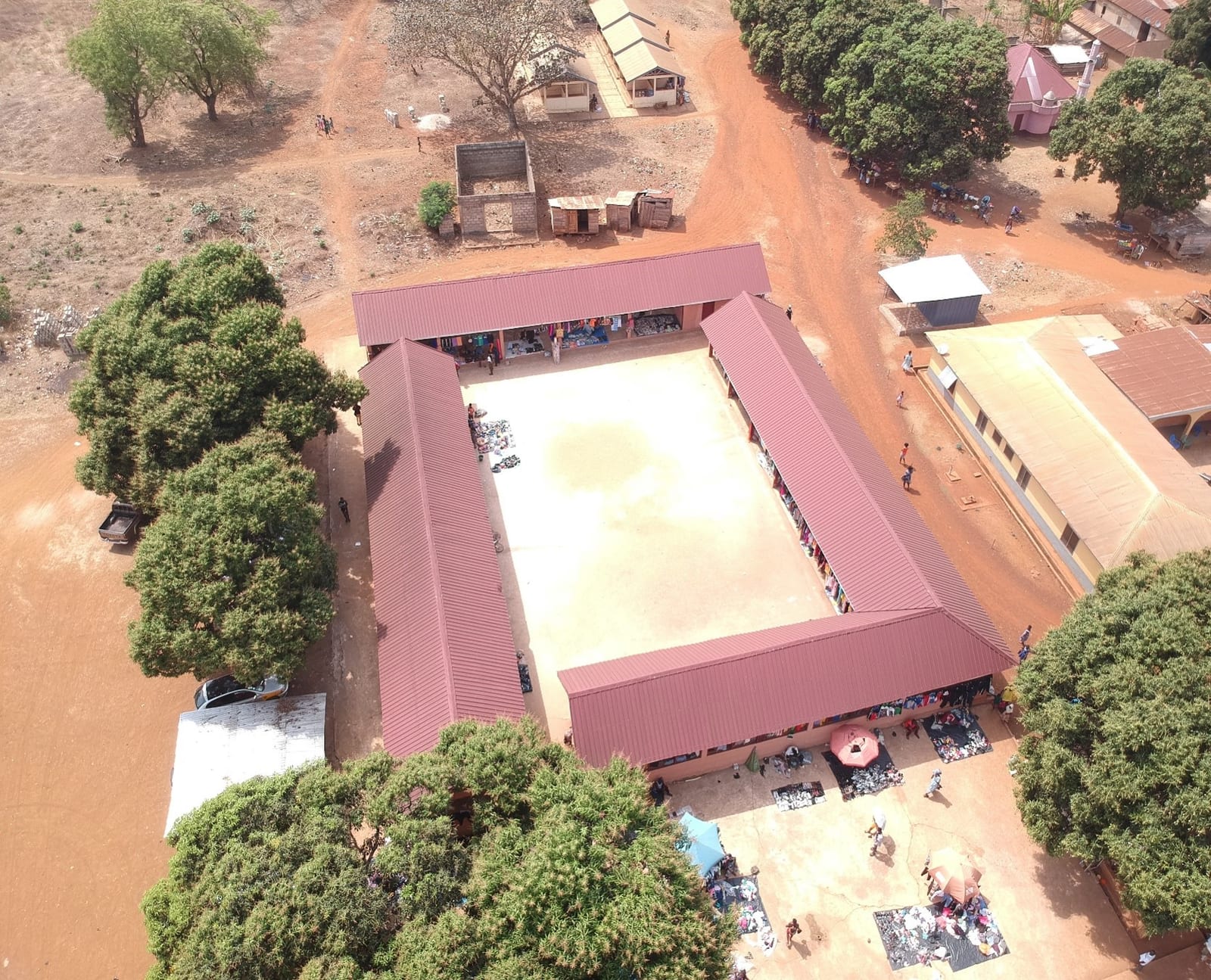 Construction of Durbar Ground at Adamsu