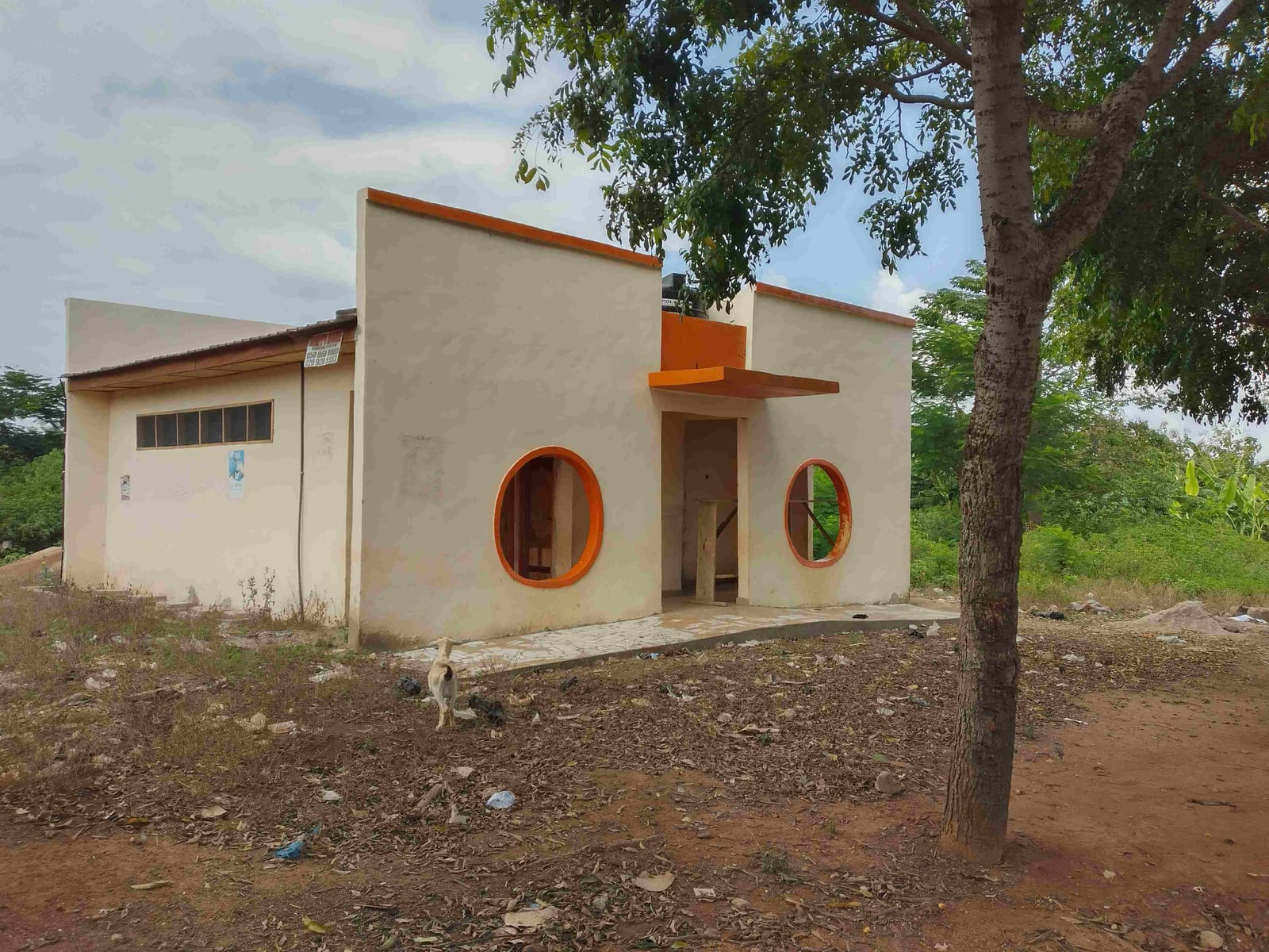 Construction of 10 seater Water Closet Toilet at Dwenem
