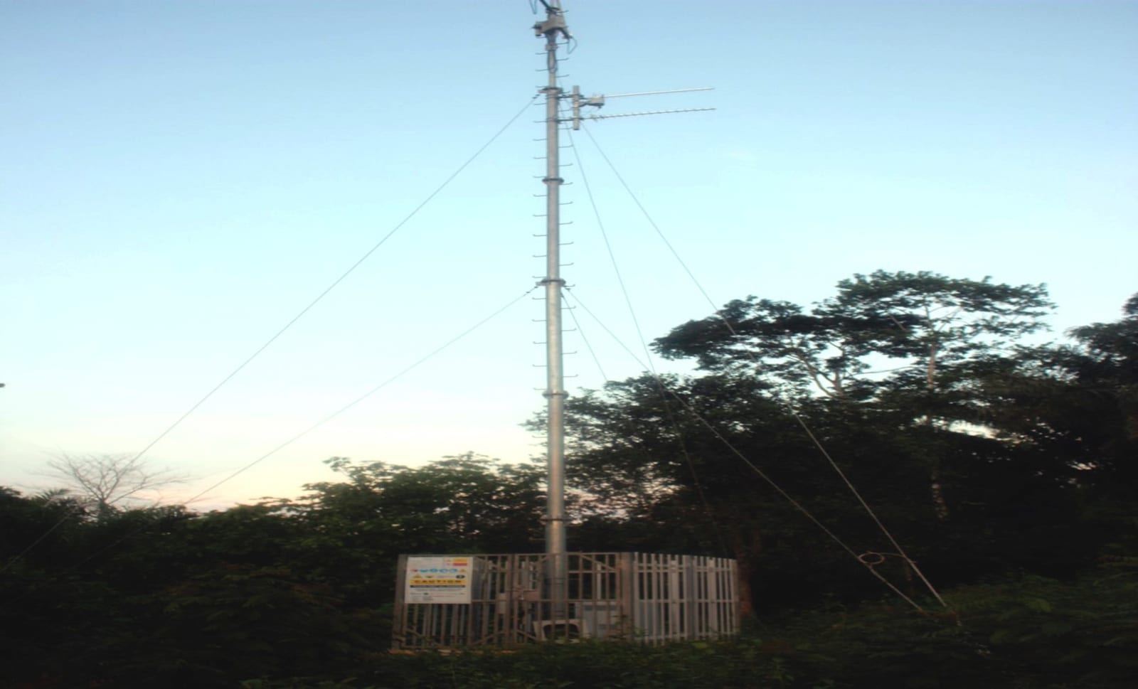 Construction of Telephone MAST at Kengen