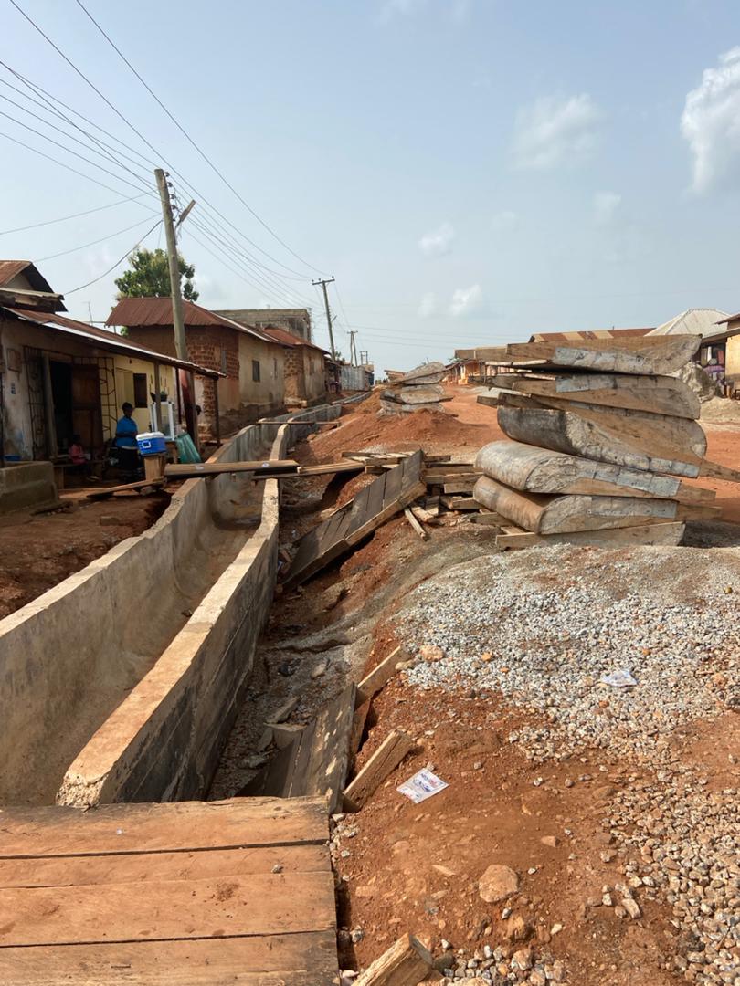 Construction of Kubease to Juaben Road