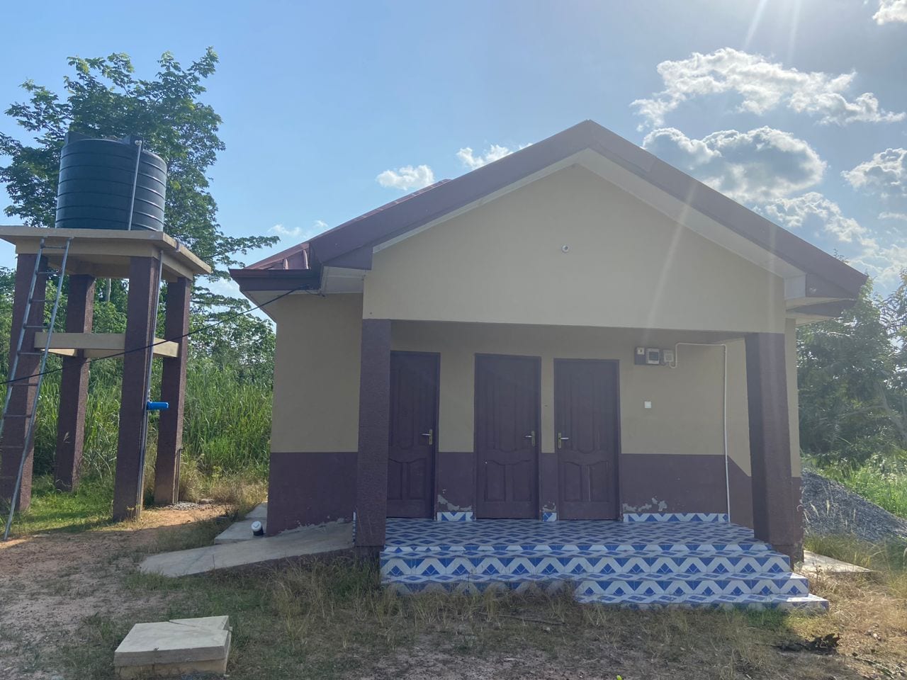 5 Seater Water Closet Toilet and 4 Unit Urinal Facility with Ancillary Facilities for Juaben SDA JHS