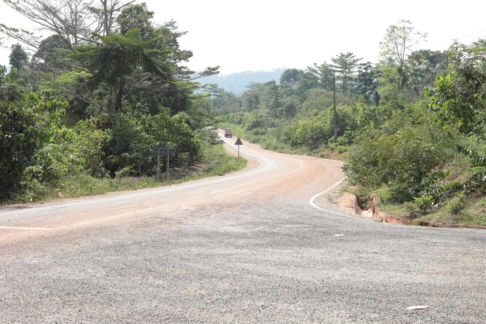 Construction of Kwakrom to Abrokofe highway road