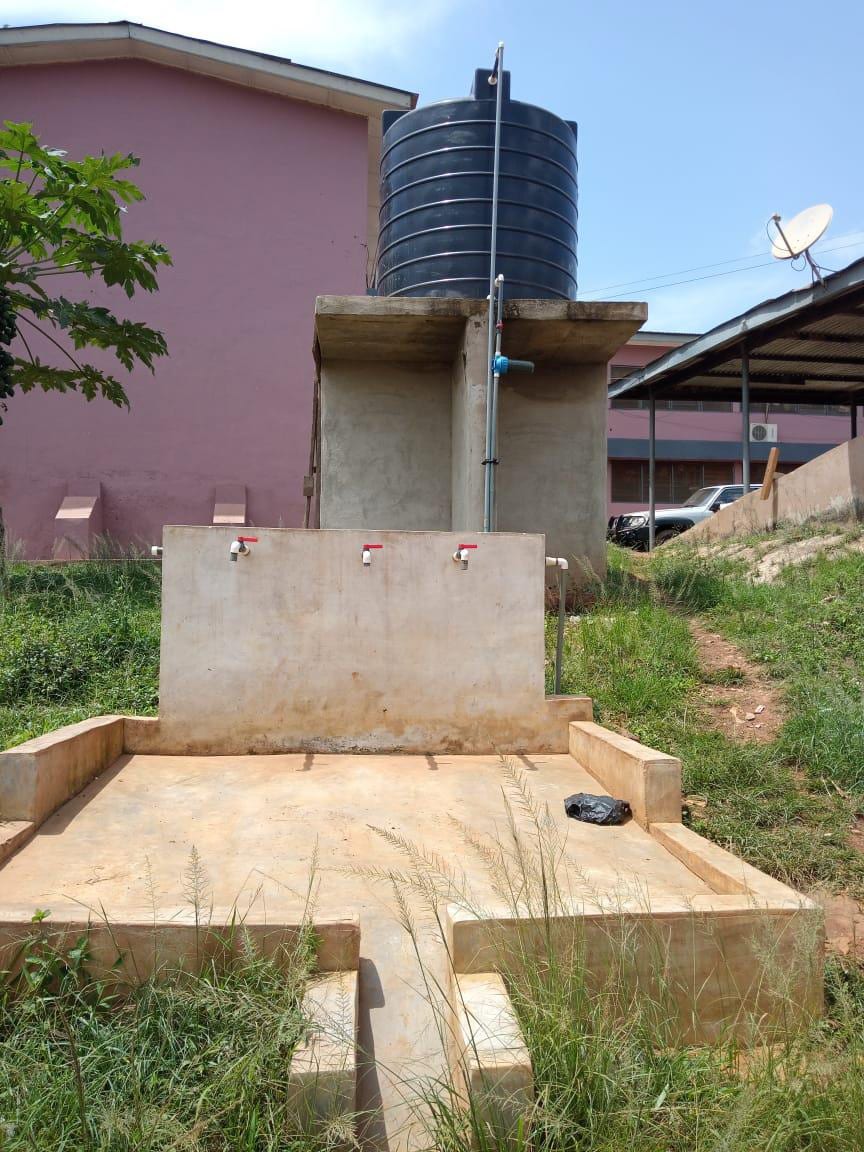 Construction of Mechanized borehole at Juaboso