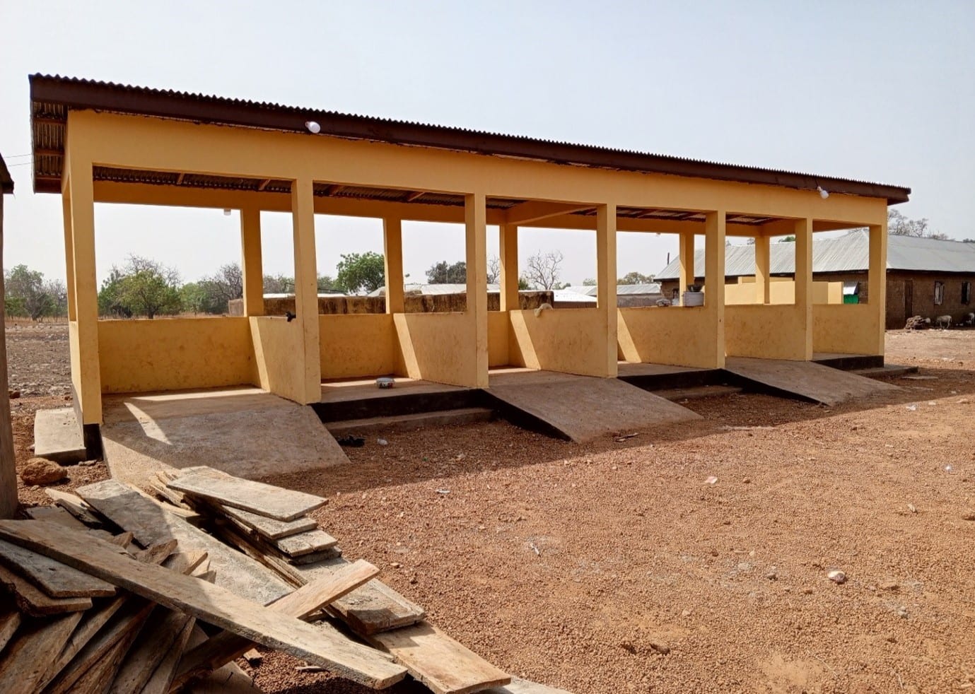 Construction of 1No. 12-Unit Market Stalls with 1No. 4-Unit KVIP and 1No. 2-Unit Urinal
