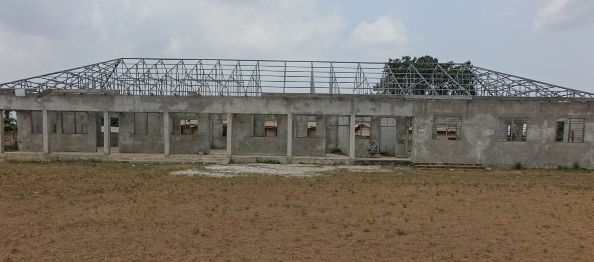 1No. 3-Unit Classroom Block with Office and Store at Abor E.P Basic School
