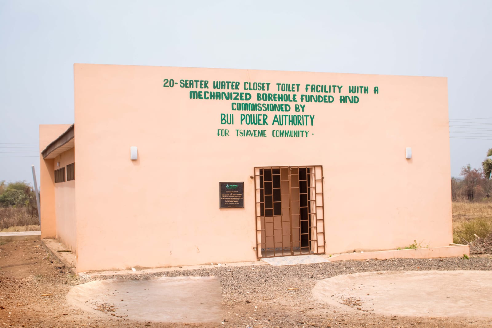 Construction of 1No. 20-Seater WC Toilet at Tsiaveme