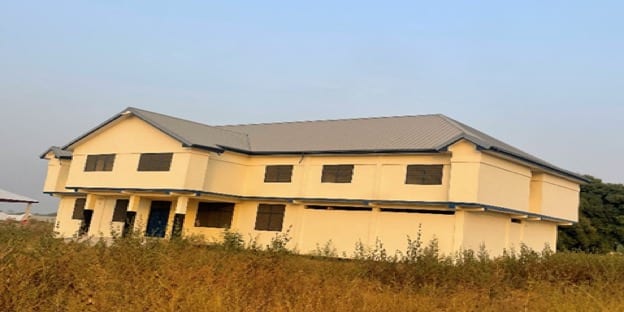 Construction of Police head office at Kpandai