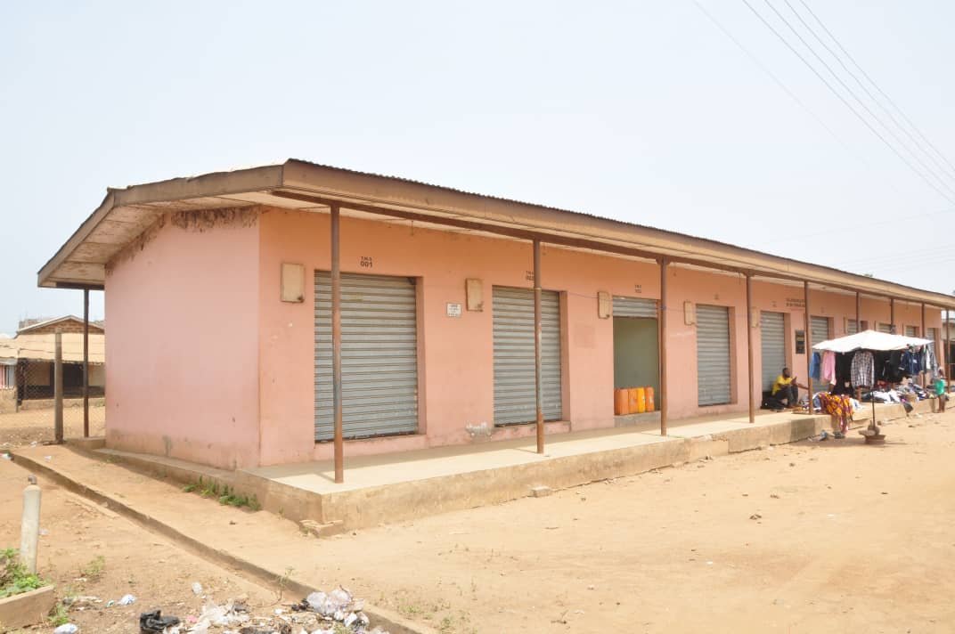 Lockable Stores at Kpando-Torkor market