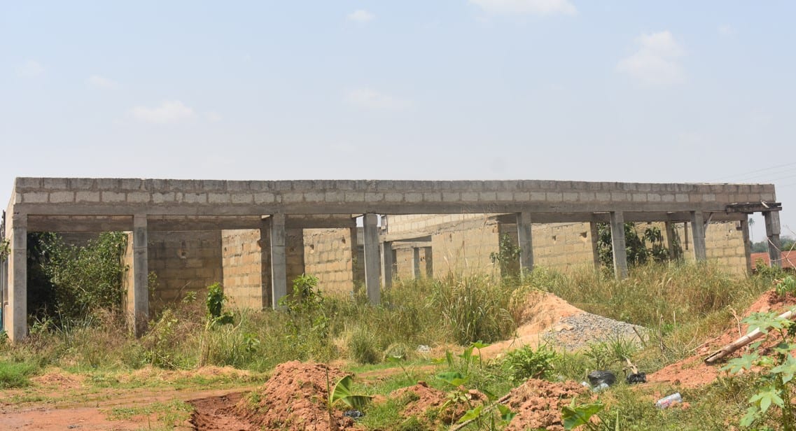 Construction of  Community Centre and weaving at Abira