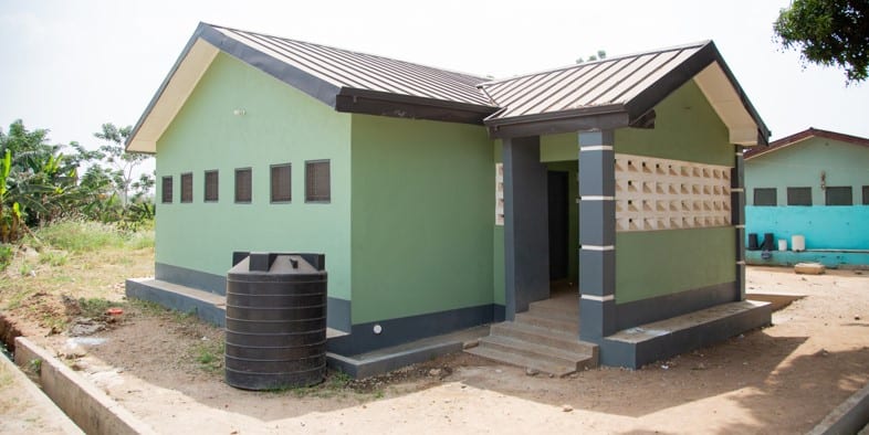 12-Seater Toilet Block for Yaa Asantewaa SHS at Tanoso