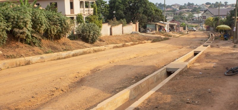 Construction of Tanoso - Pokukrom Road