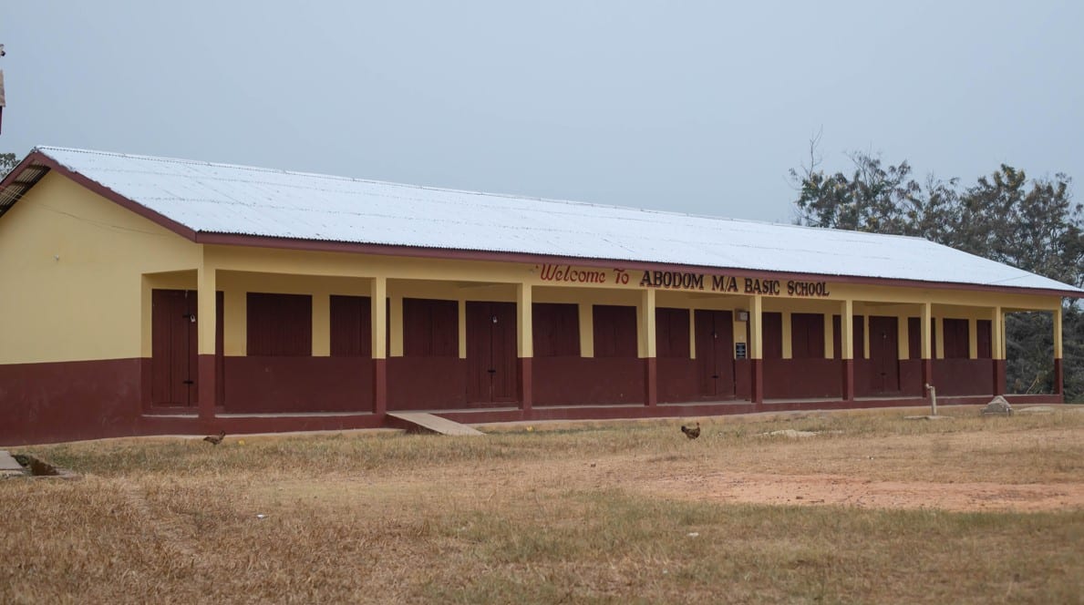 1No. 4-Unit Classroom Block with 4-Unit KVIP Toilet Facility at Abodom M/A
