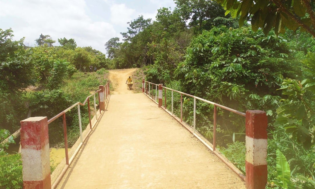 Construction of 1No. Footbridge at Amoaku