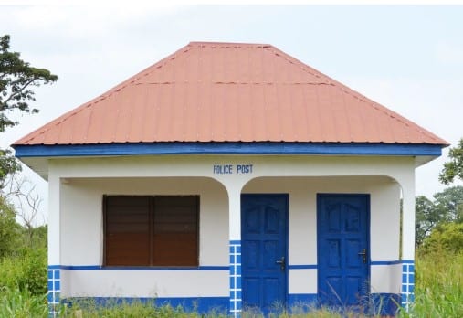 Construction of Police Post at Akroma
