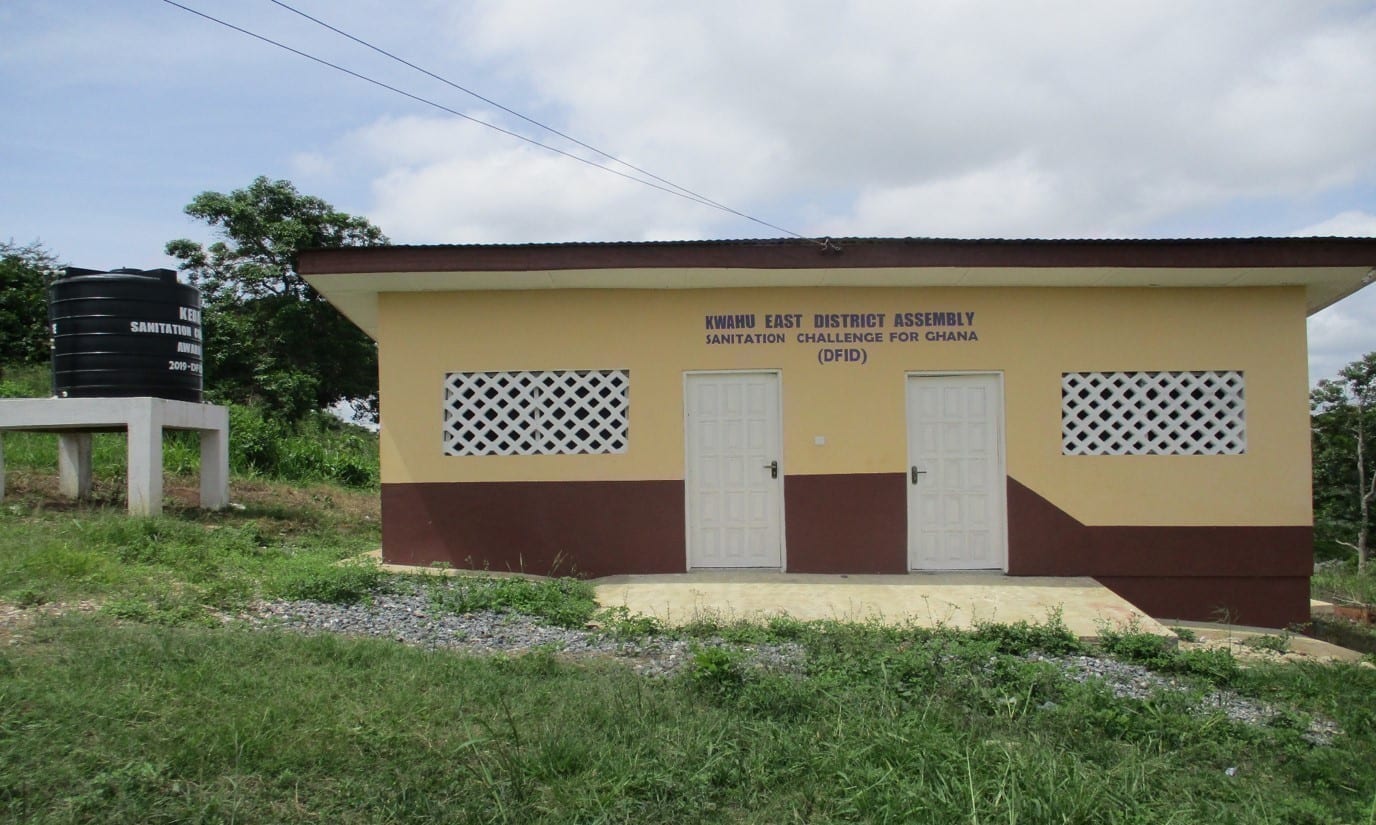 1No. 6 Seater Water Closet Toilet with Bio Digester at Abetifi Ridge School