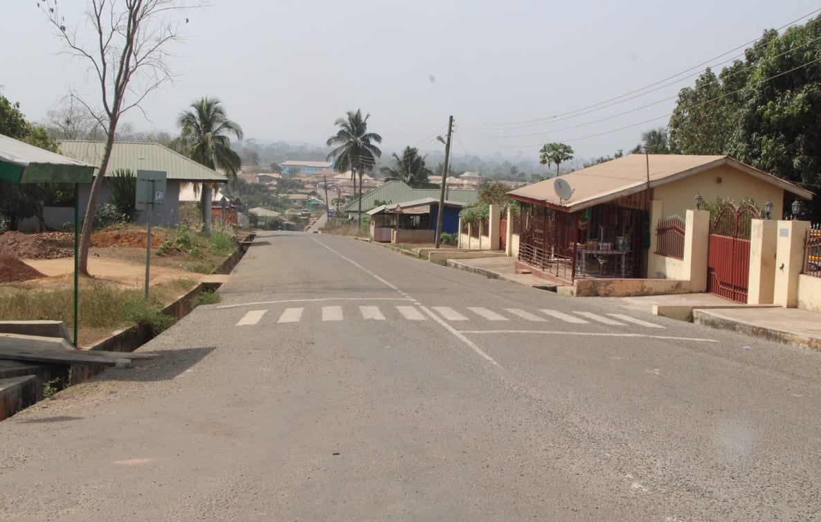 Bituminous Surfacing of 10km Kwahu Tafo Town Roads with U drains
