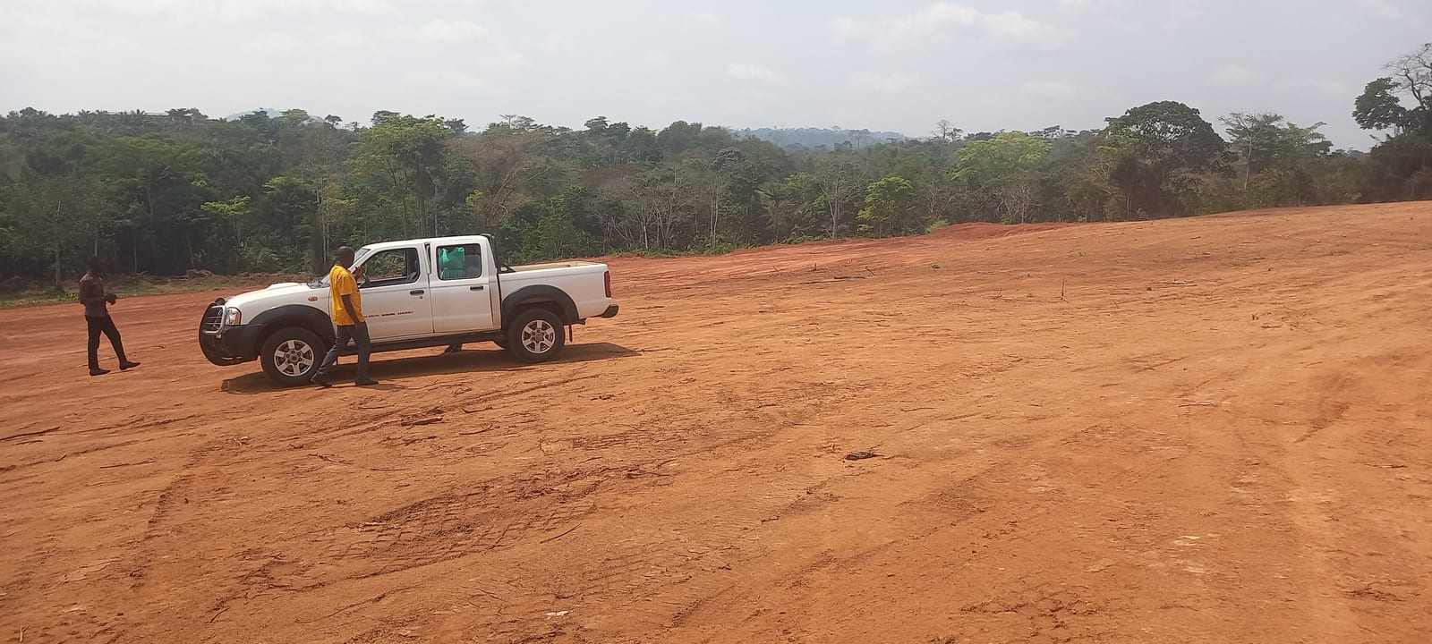Establishment of  industrial site - grading of the area, extension of electricity, access road and water