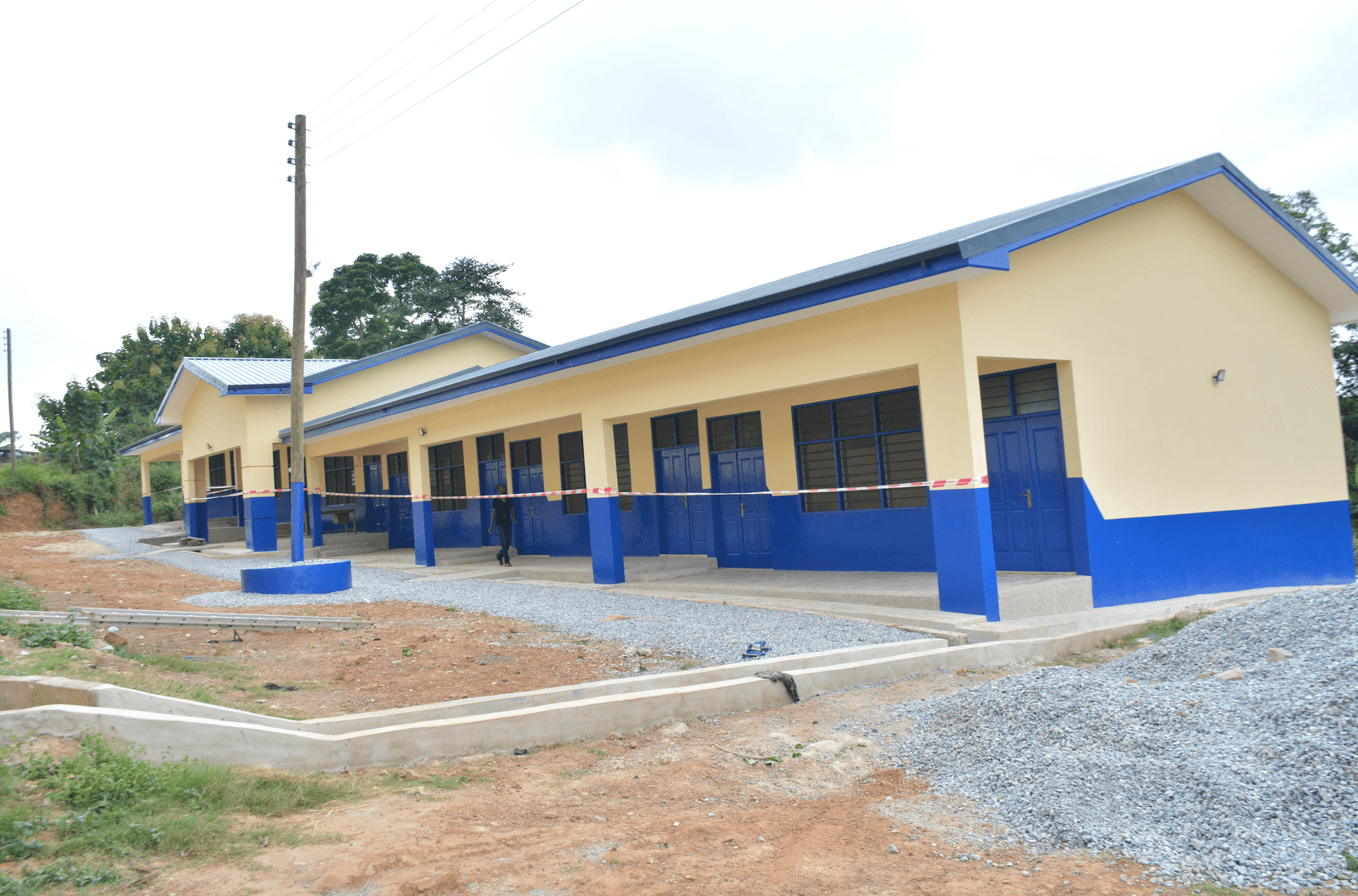 1No. 6-Unit classroom block with Ancillary facilities at Asakraka St. Pauls SHS