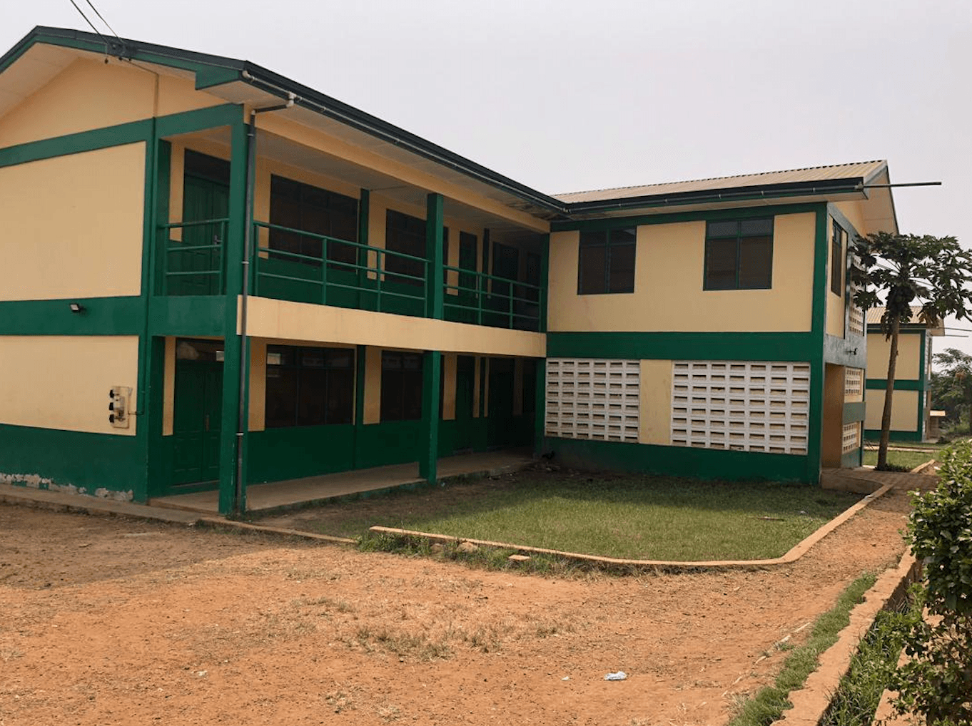 Construction of classroom block at Mpraeso