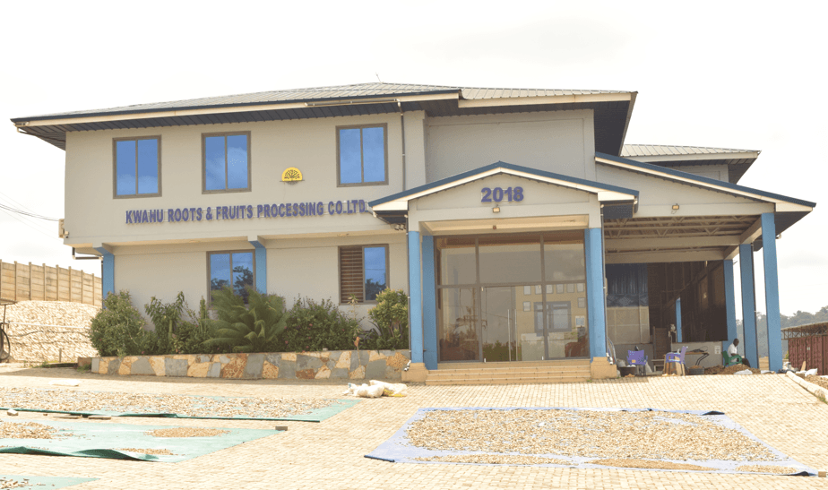Construction of Roots and Fruits Company at Nkawkaw Abepotia under 1D1F