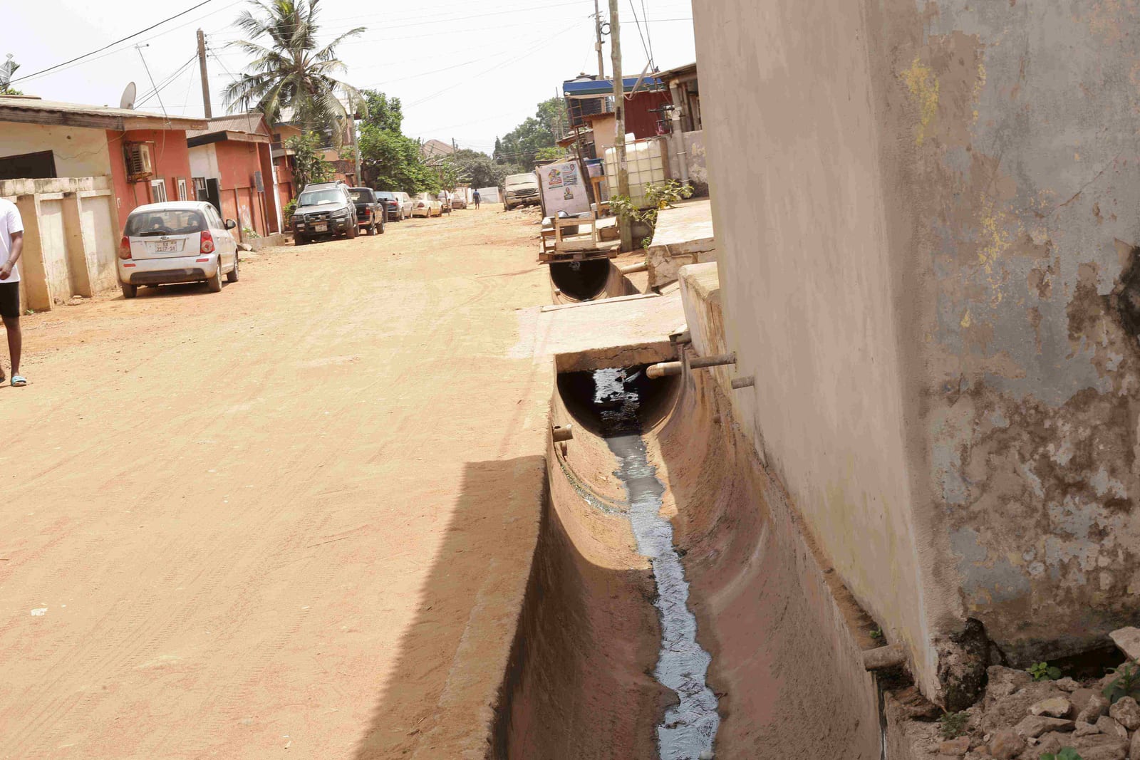 Construction of Drainage System at Biofio