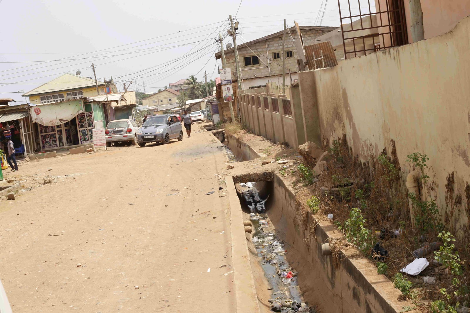 Construction of Drain at La Nativity