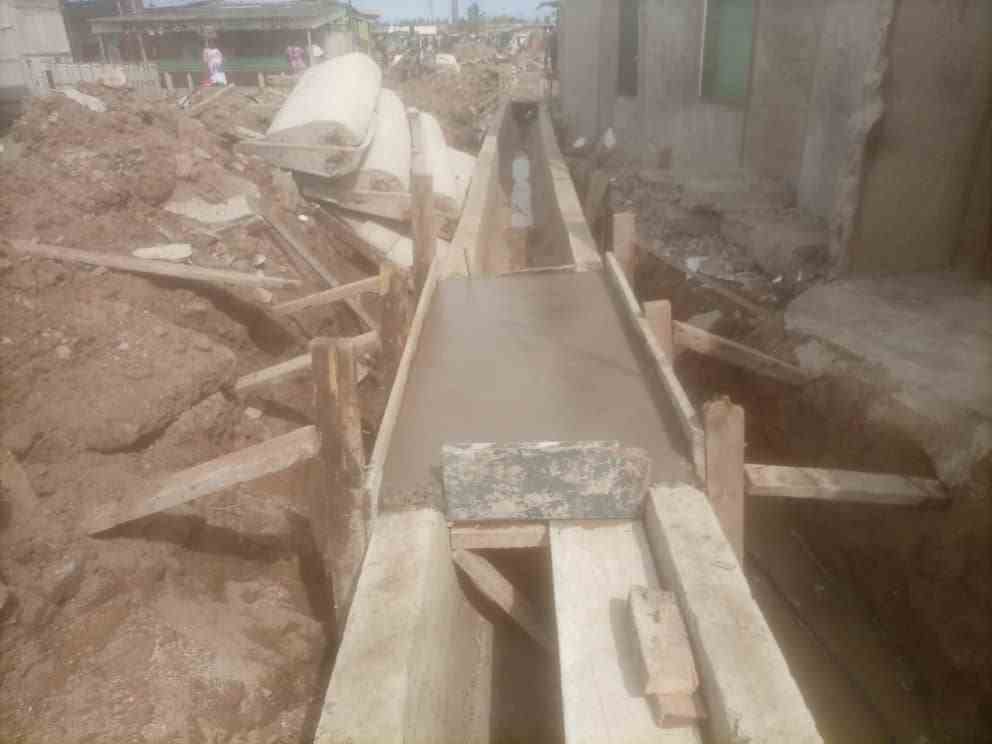 Construction of Storm Drain at Yemokai Street