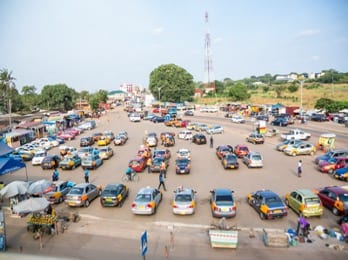 Construction Of Taxi Terminal At Atomic Junction
