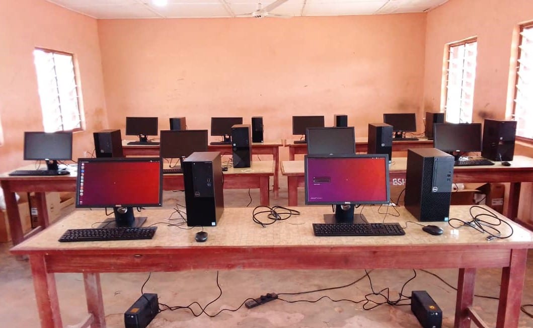 Distribution of Computers to Birifoh M/A JHS