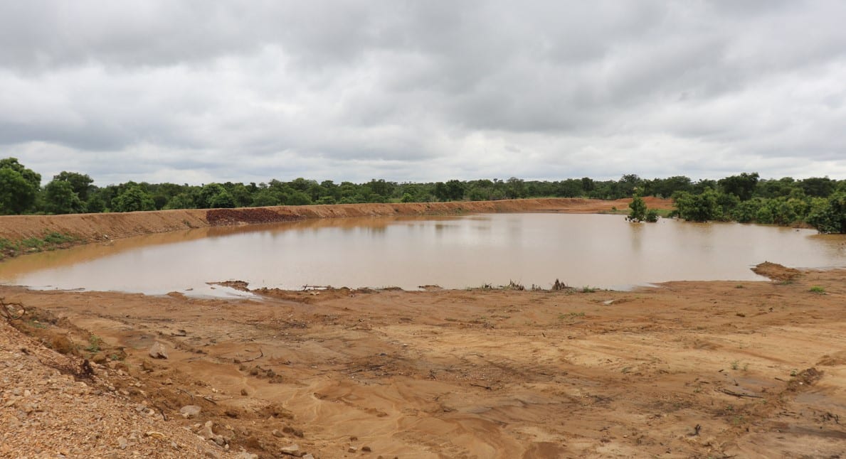 Construction of Small Earth Dam (1V1D) at Domwine