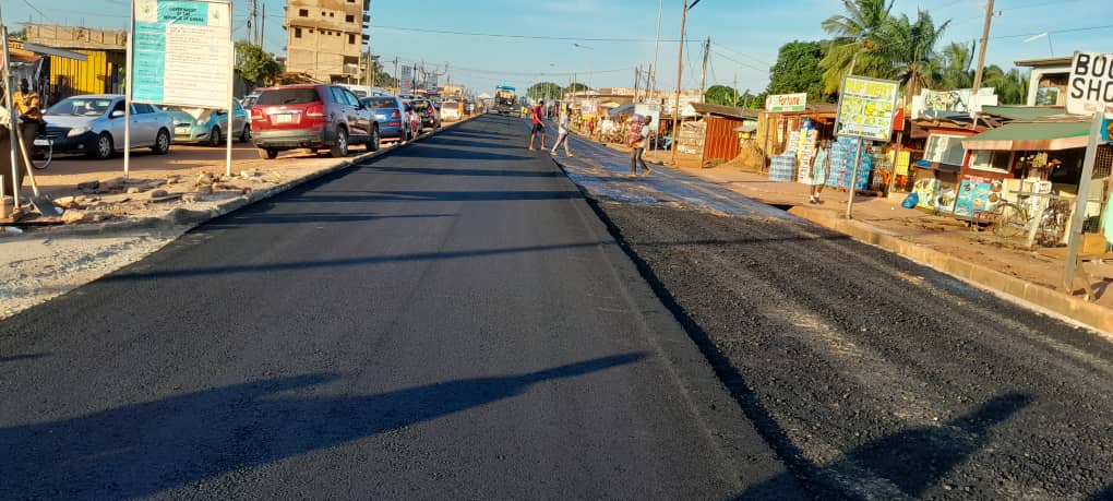 Asphalt  Overlay from Tsuibleoo-Adjorman Roundabout Street