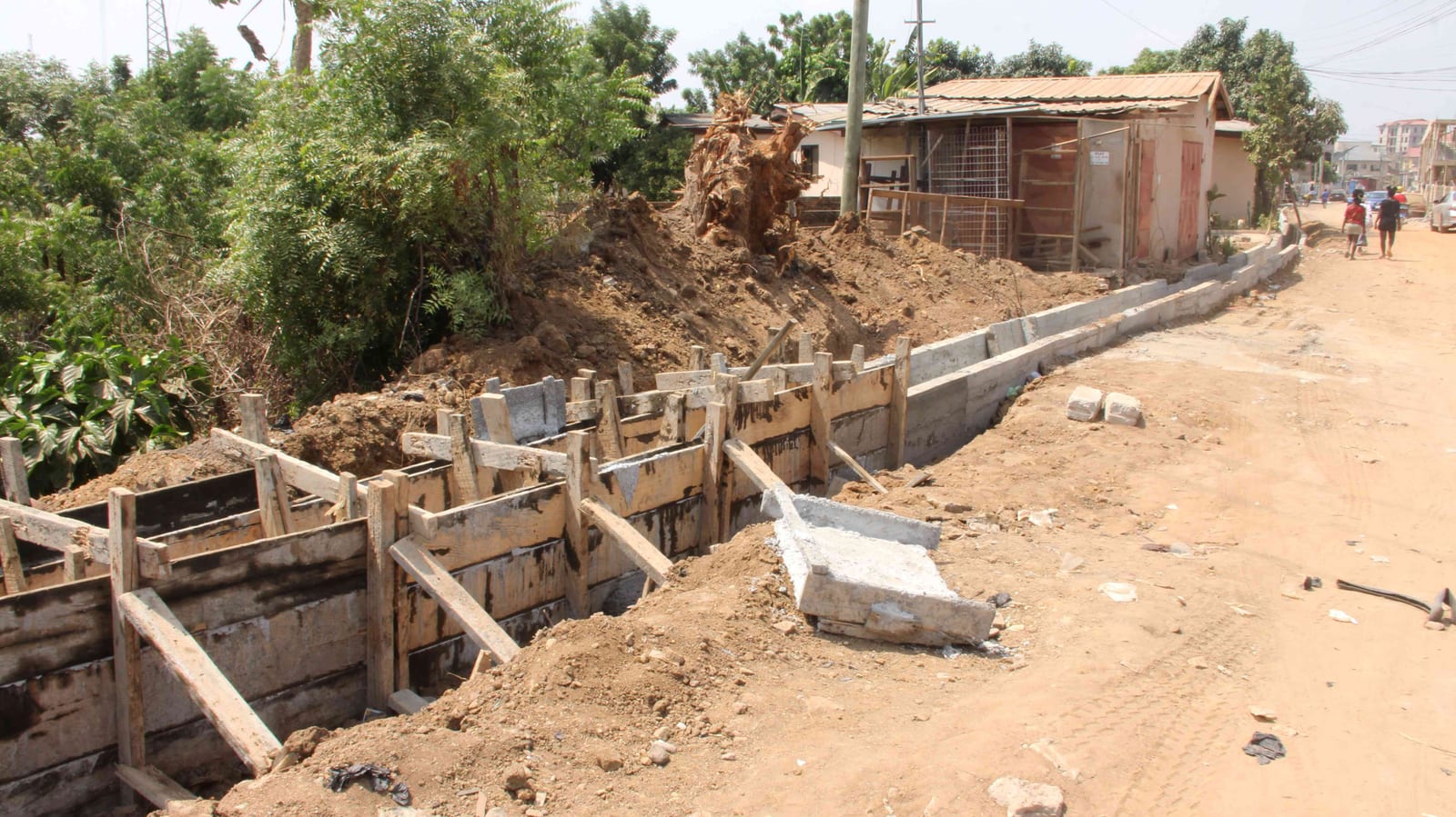 Construction of Drains In Obediben Township