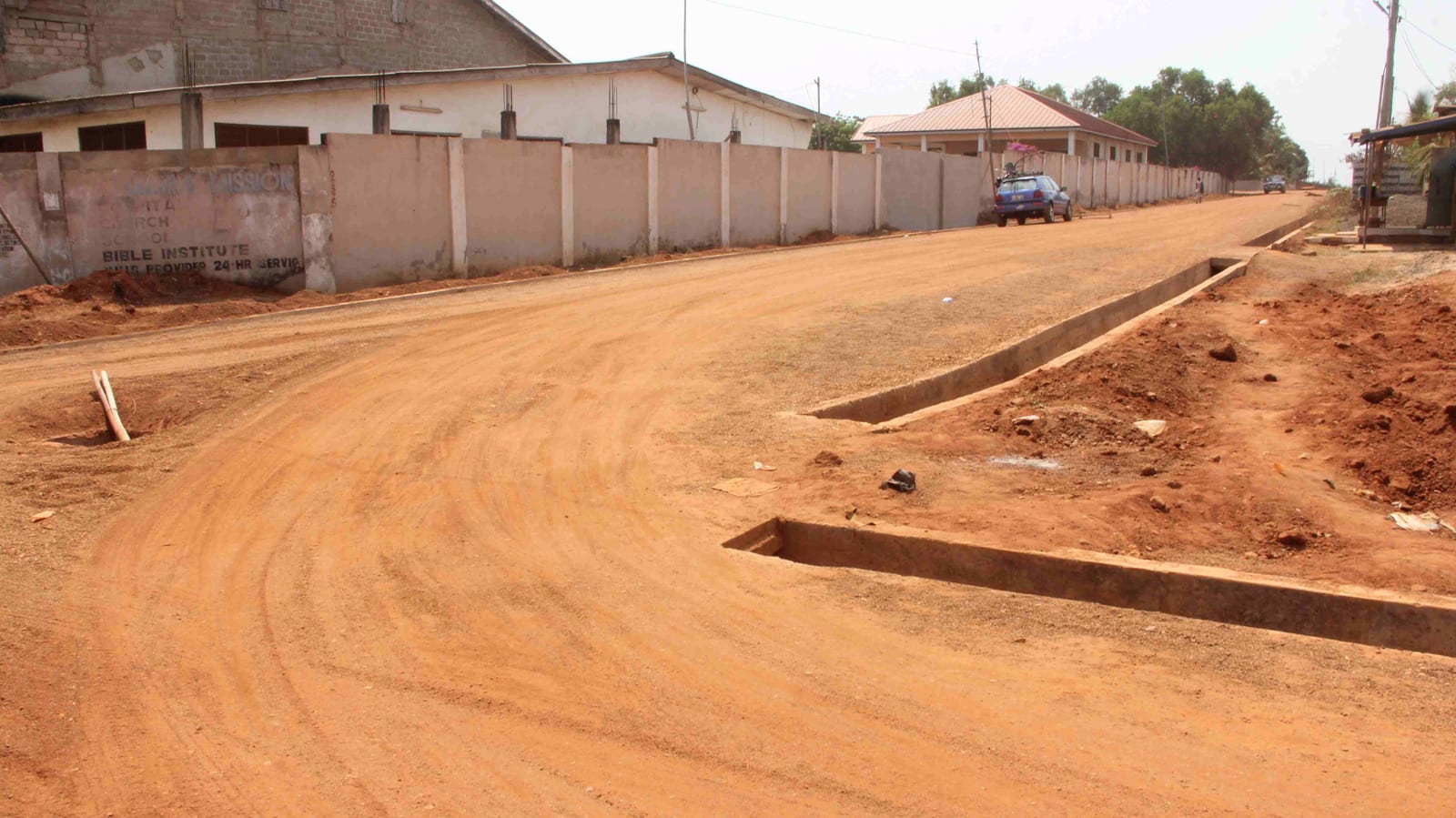 Construction of Drains and Road at Manner Hospital Area at Tsuibleoo Central