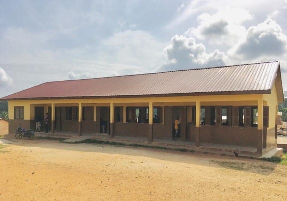 3-Unit Classroom Block with Ancillary Facilities at Obrayebona JHS