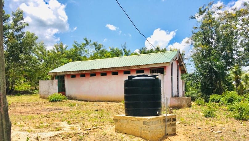 1No. 12-Seater Water Closet Toilet with Installed Polytank at Botodwina