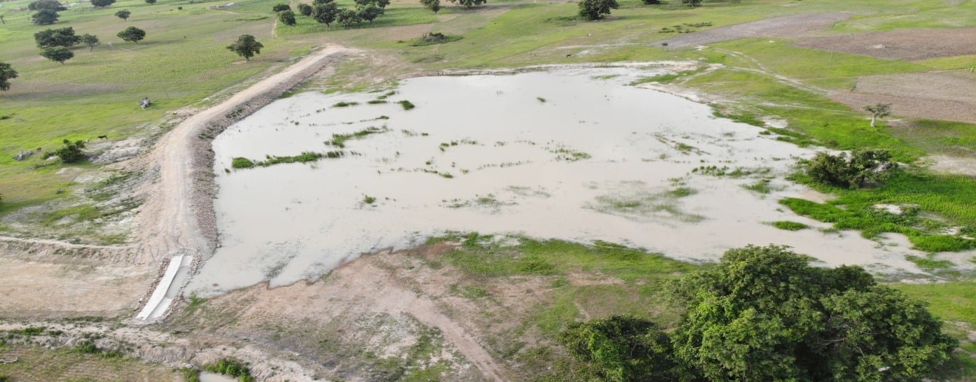 Construction of Small Earth Dam at Ndaanboug