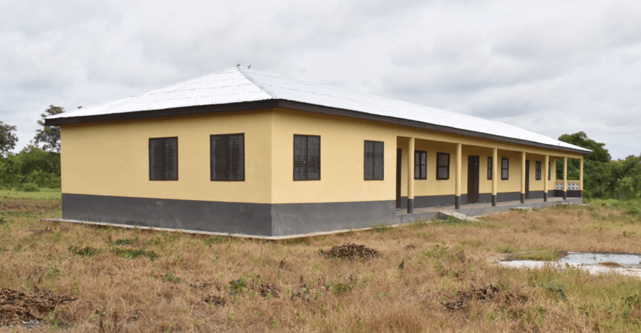 Construction of 3-unit classroom block at Gabnko-Paale
