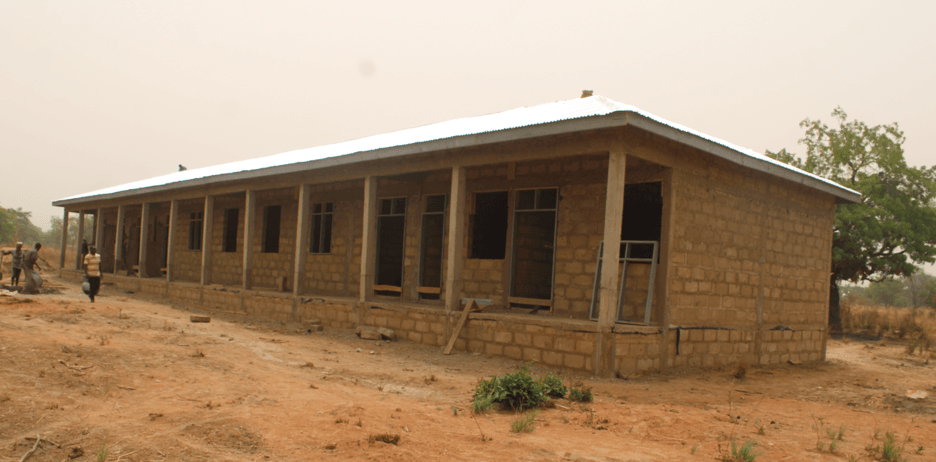 Construction of 1 N0. 3unit JHS Classroom Block at Takpo-Tuori