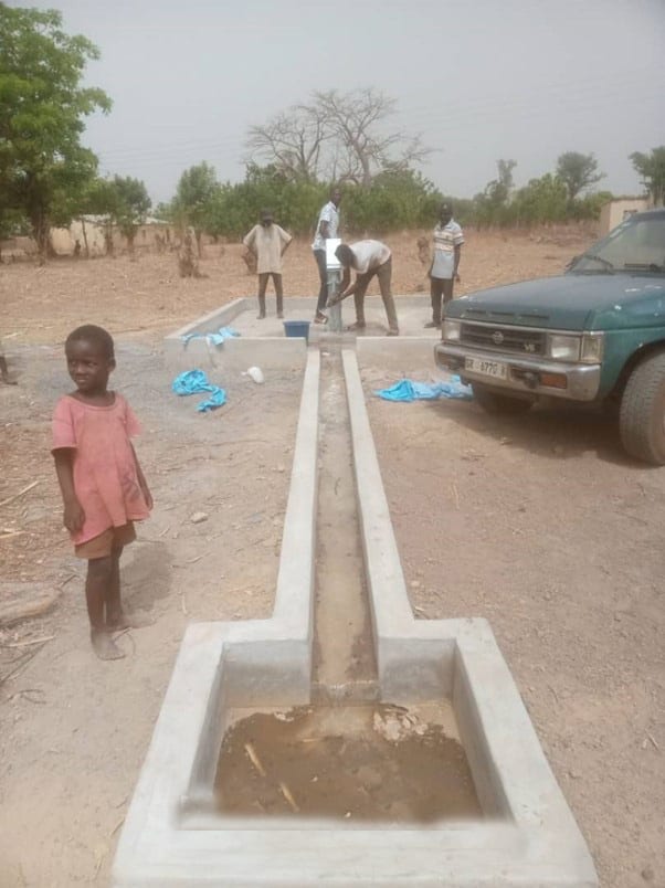 Sitting, Drilling and Construction of Borehole at Nandomle