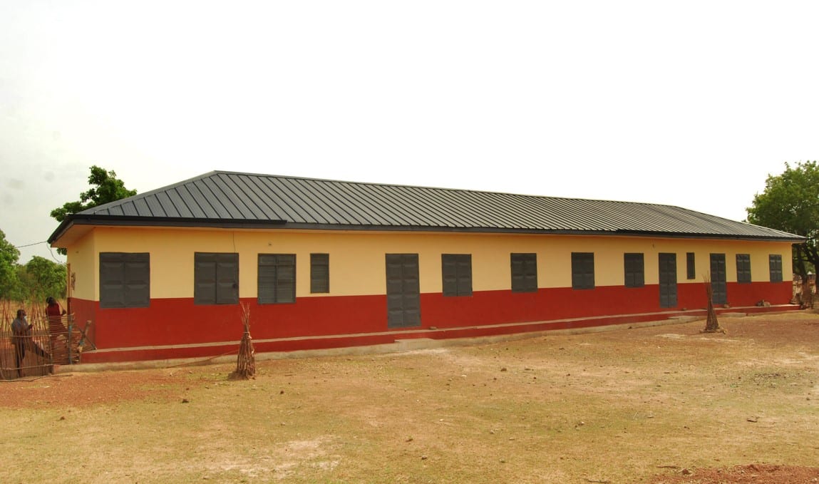3-unit Classroom Block with Modern Toilet Facility at Zokuga