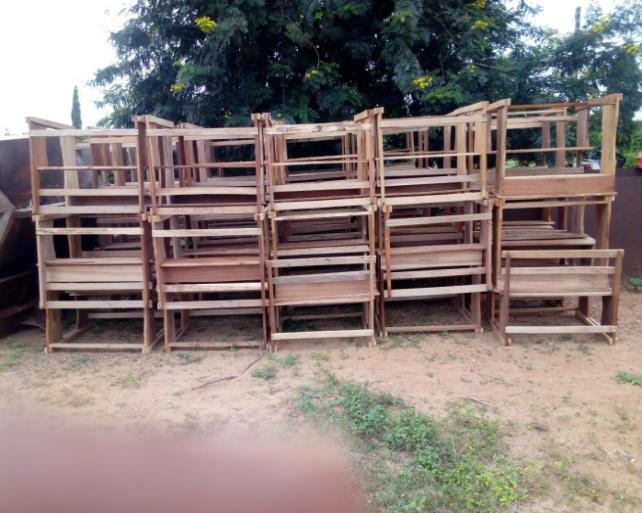 Distribution of 780No. Dual Desk to some selected Schools in Nanumba South District