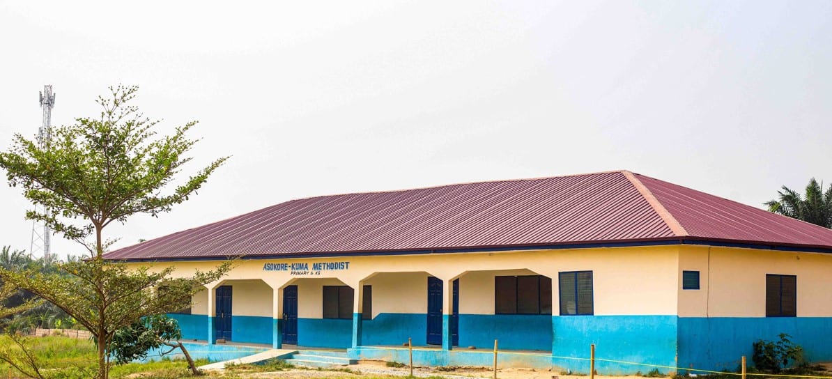 Construction of 1No. 3 Unit Classroom Block at Asokore Pipeline Methodist School