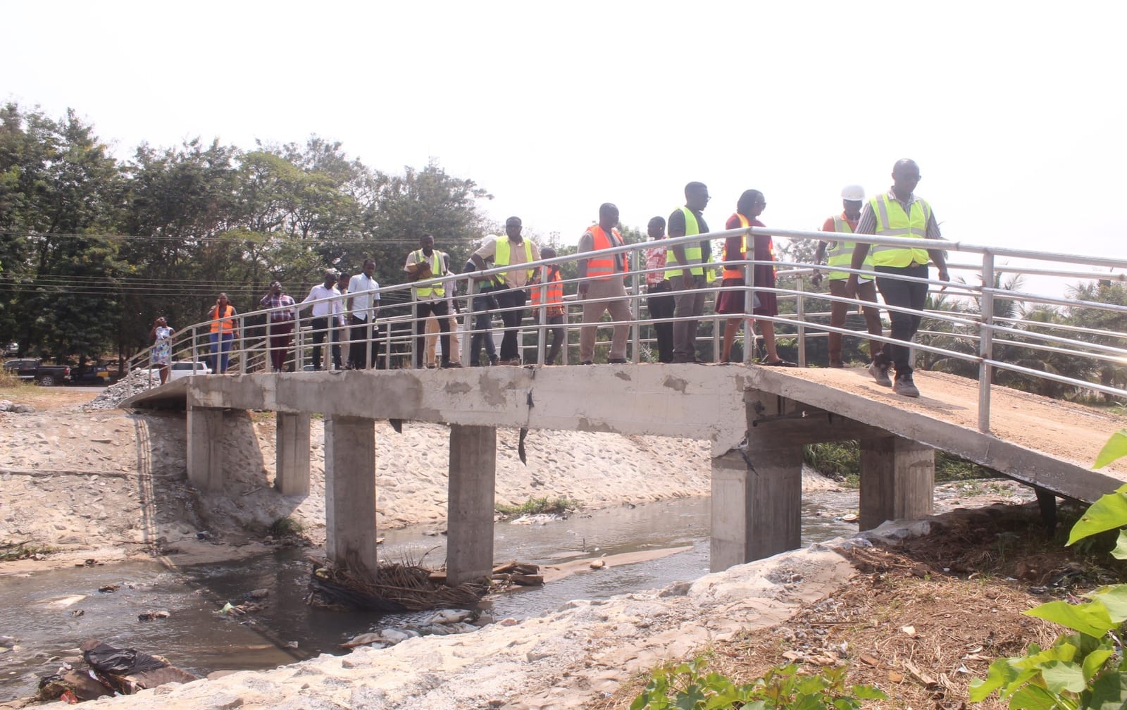 Construction of Footbridge at YMCA